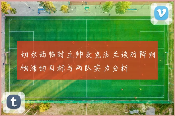 切尔西临时主帅麦克法兰谈对阵利物浦的目标与两队实力分析